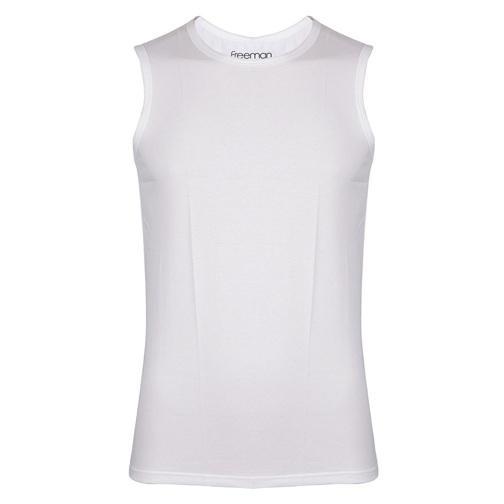 Áo sát nách nam Freeman, chất liệu cotton thoáng mát ASF206