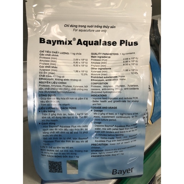 Baymix, Enzyme đường ruột, Tăng Cường Tiêu Hoá
