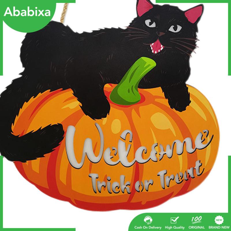 Bảng Gỗ Treo Trang Trí Chủ Đề Halloween Độc Đáo