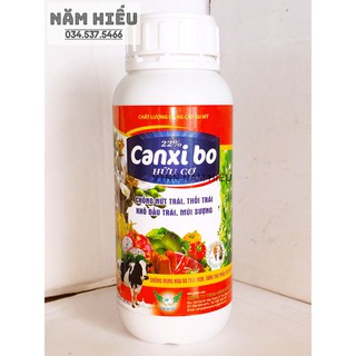 CANXI BO hữu cơ - 500ML - Phân bón lá siêu đậu trái, tăng thụ phấn, chống, nứt trái, thối trái, múi sượng