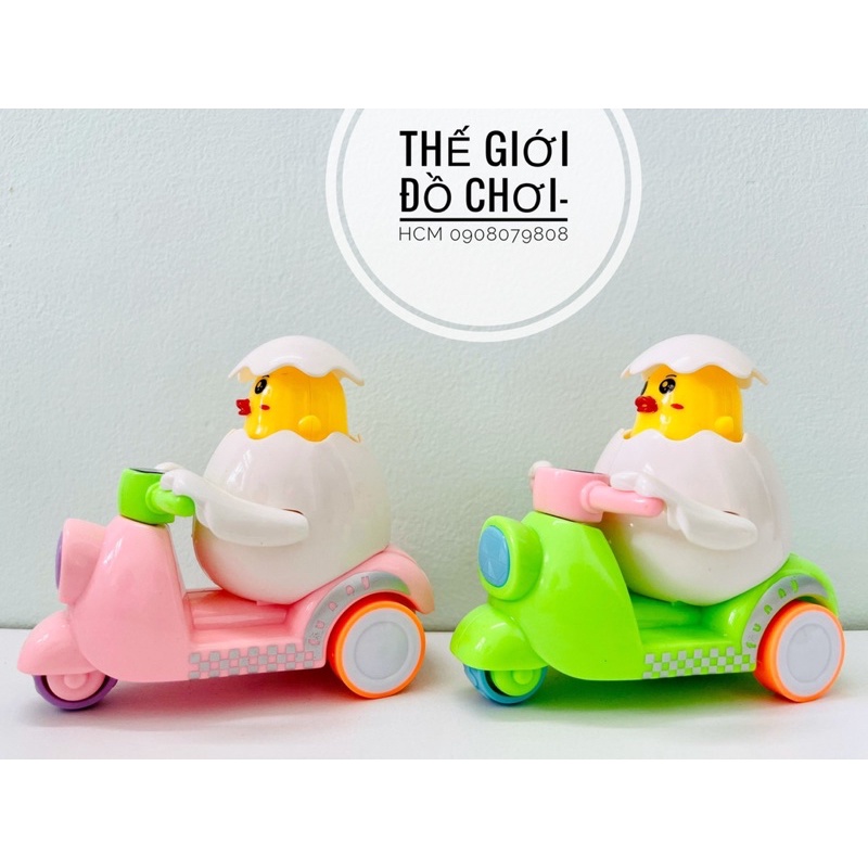 [HOT- NHẤN CÓT LÀ CHẠY] Đồ chơi trứng gà chạy xe rất đáng yêu dành cho các bé khám phá mô hình xe