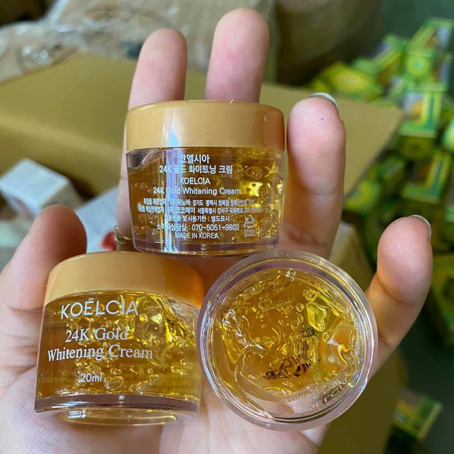 Kem Dưỡng Trắng Koelcia 24K Gold Whitening Cream