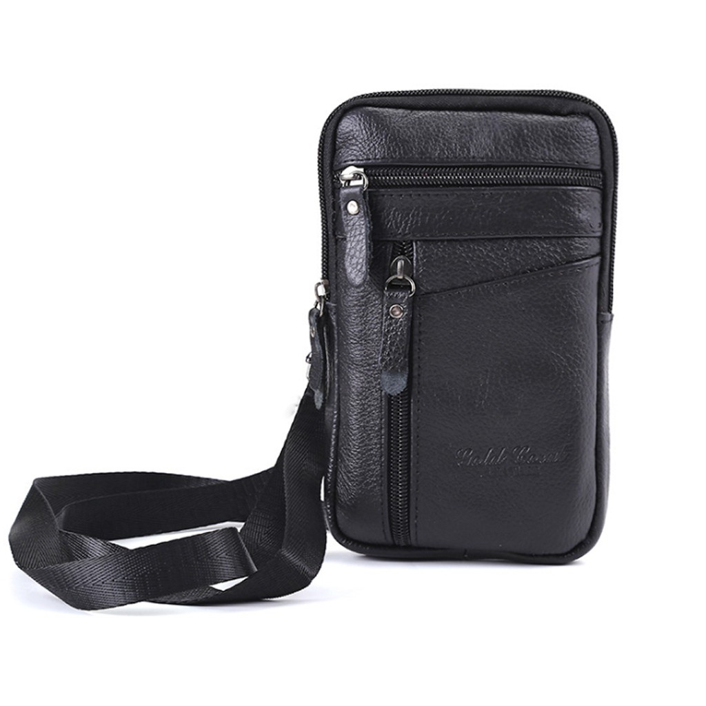 Túi Nam Đeo Chéo Mini Nhỏ Gọn Chất Liệu Da Túi Xách Nam Túi Đeo Chéo Da Túi Da Nam Tiện Lợi Bỏ Vừa Điện Thoại [Freeship] | BigBuy360 - bigbuy360.vn