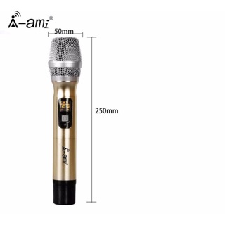 Mic bluetooth vỏ kim loại Ami w-5.