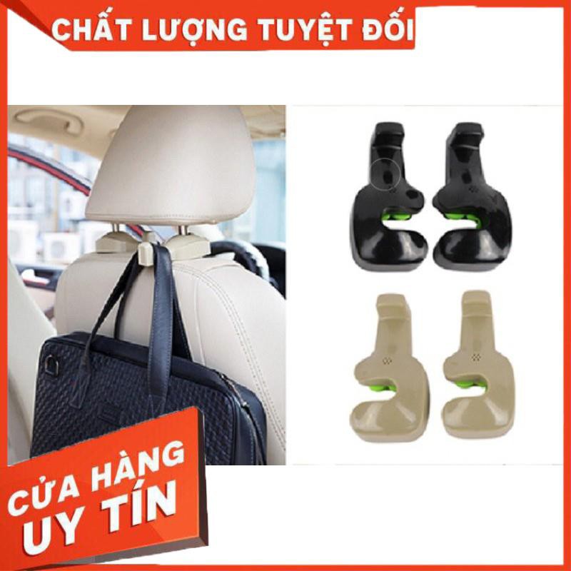 [XẢ KHO+FREE SHIP] 1 set gồ 2Móc cài sau oto treo đồ tiện lợi