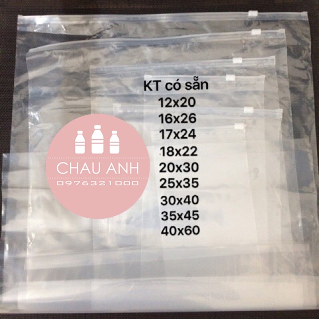 Túi zip khoá kéo 100G (1 lạng)