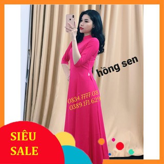 Áo dài đẹp ⚡FREESHIP⚡ Áo dài trơn truyền thống may sẵn mẫu hot năm 2020 (ảnh thật shop chụp)