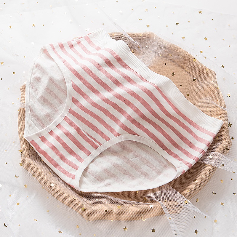 Quần lót nữ cotton cạp to dễ thương KIMCHIBIKINI chip siêu đẹp khử mùi mềm mại thoáng mát QL028