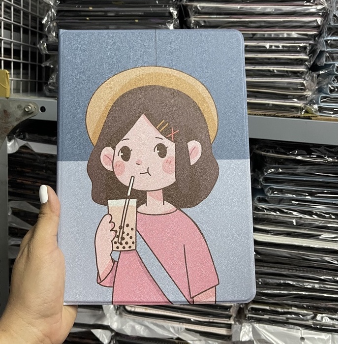 Bao da ipad 2017/2017/gen 5/6/air 1/2 hoạt hình
