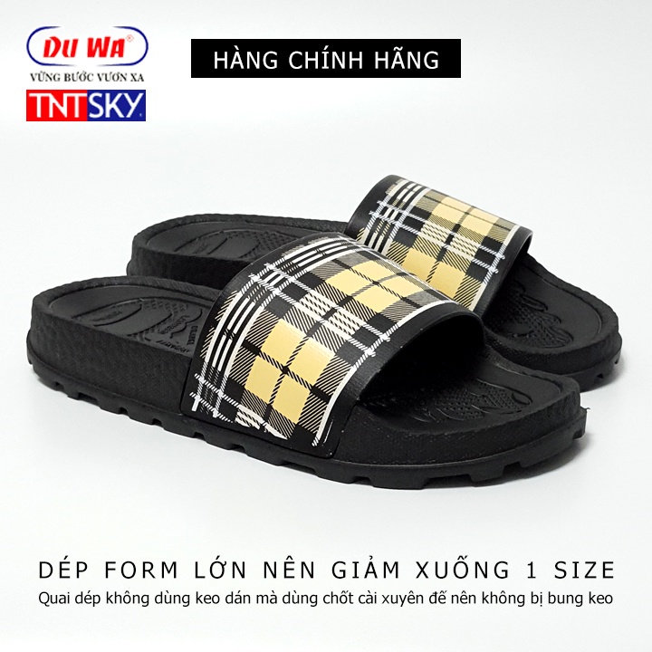 Dép quai ngang nam, nữ siêu nhẹ DUWA - Hàng chính hãng – SH1172 VÀNG