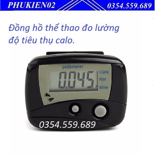 Đồng hồ thể thao đo lượng calo tiêu thụ, số bước chạy - Pedometer