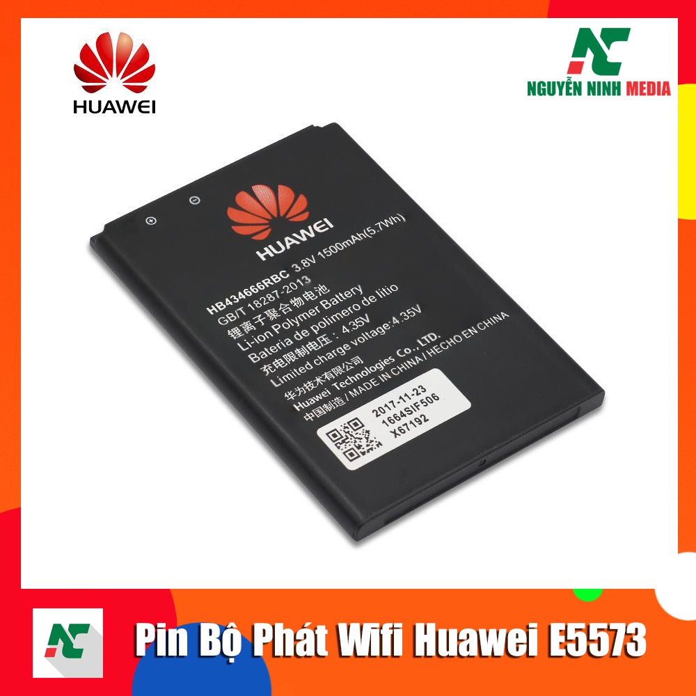 [Mã ELFLASH3 hoàn 10K xu đơn 20K] Pin Dành Cho Bộ Phát Wifi Huawei E5573 - 1500mAh