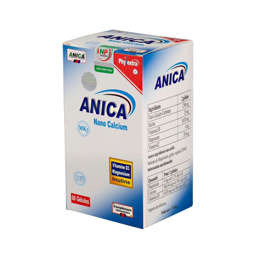 (NHẬP KHẨU) - VIÊN UỐNG ANICA BỔ SUNG CANXI - ANICA NANO CALCIUM | BigBuy360 - bigbuy360.vn