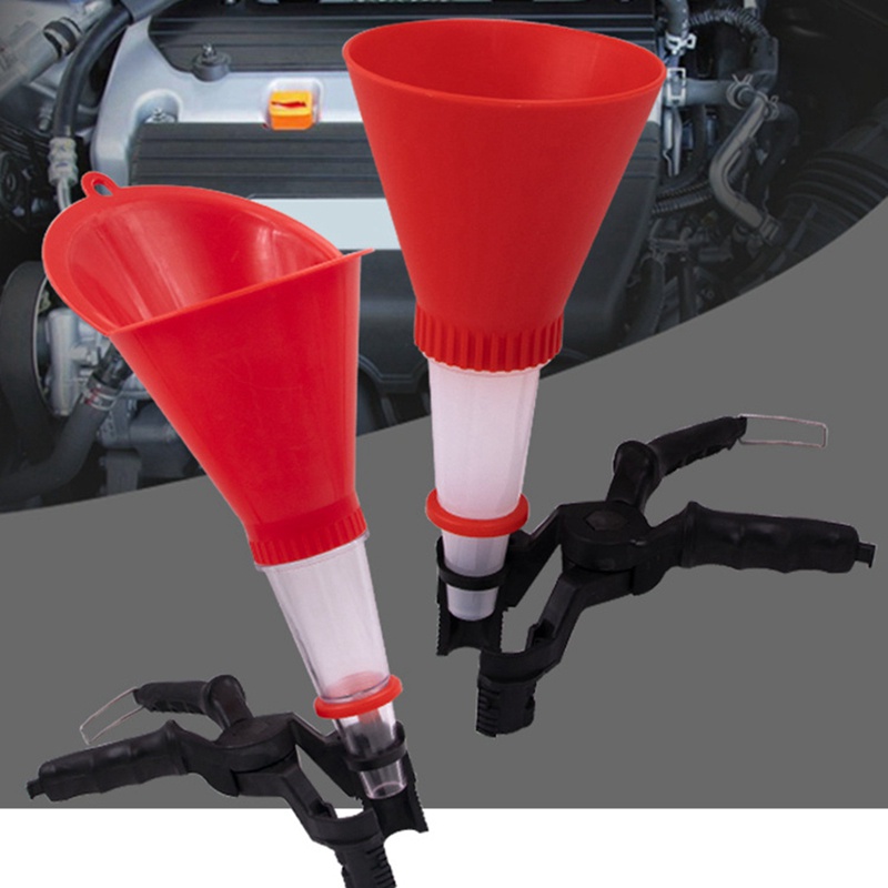 Phễu Rót Dầu Động Cơ Kèm Kẹp Đa Năng Có Thể Điều Chỉnh Độ Rộng Tiện Dụng