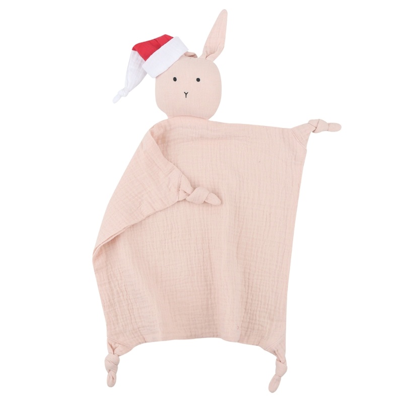 Chăn Cotton Mềm Mại Hình Thỏ Nhồi Bông An Toàn Cho Bé Sơ Sinh