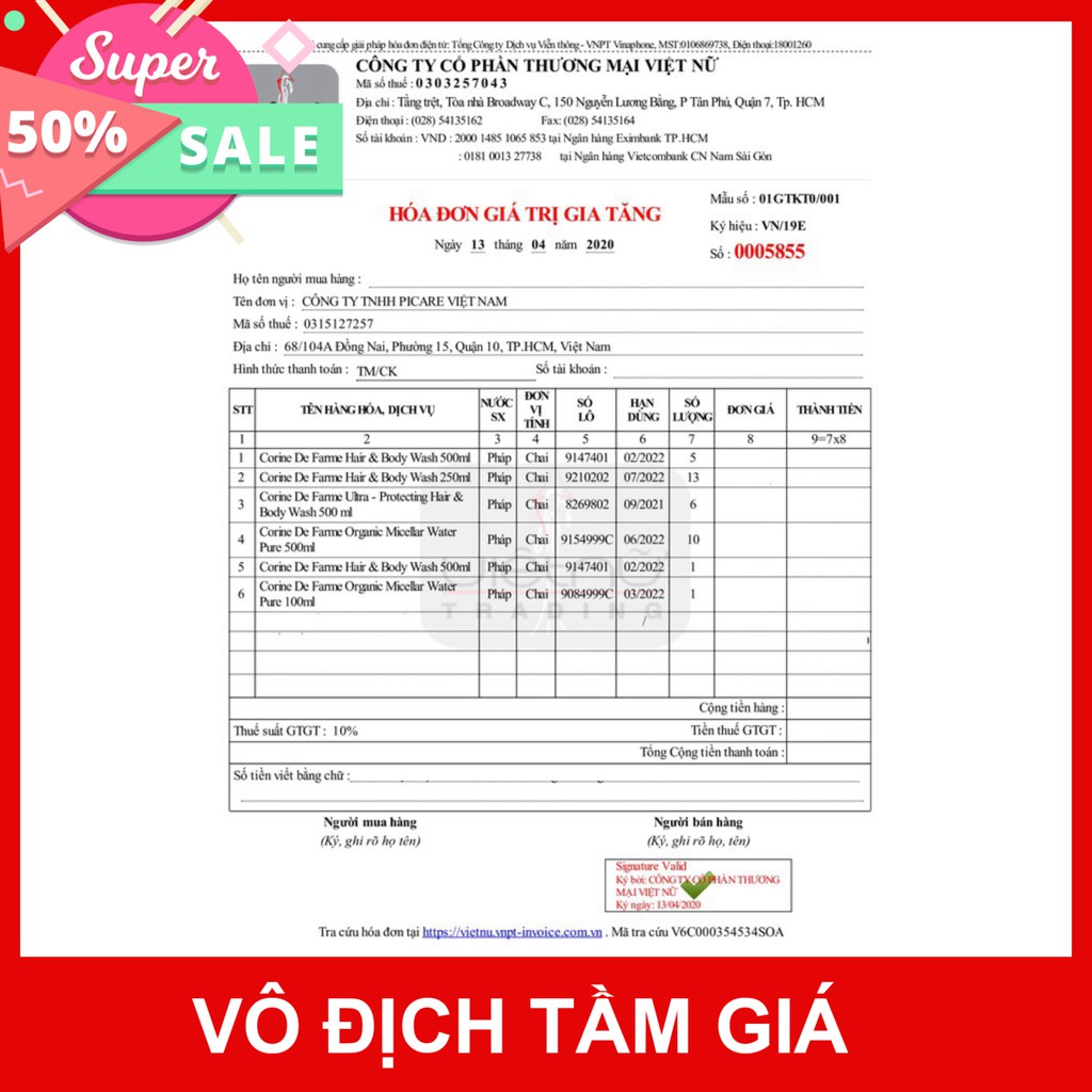 [CHÍNH HÃNG] Corine De Farme Gel Tắm Gội Cho Bé Da Khô Và Nhạy Cảm Ultra Protecting Hair &amp; Body Wash 500ml