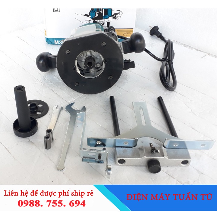 Máy phay mộng gỗ Makita M3600 Nhật Bản công suất 1650W - 100% dây đồng chịu nhiệt làm liên tục