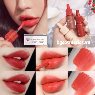 Son lì chống thấm nước lâu trôi Velvet Matte 6 màu có sẵn / Son môi nội địa Trung Quốc