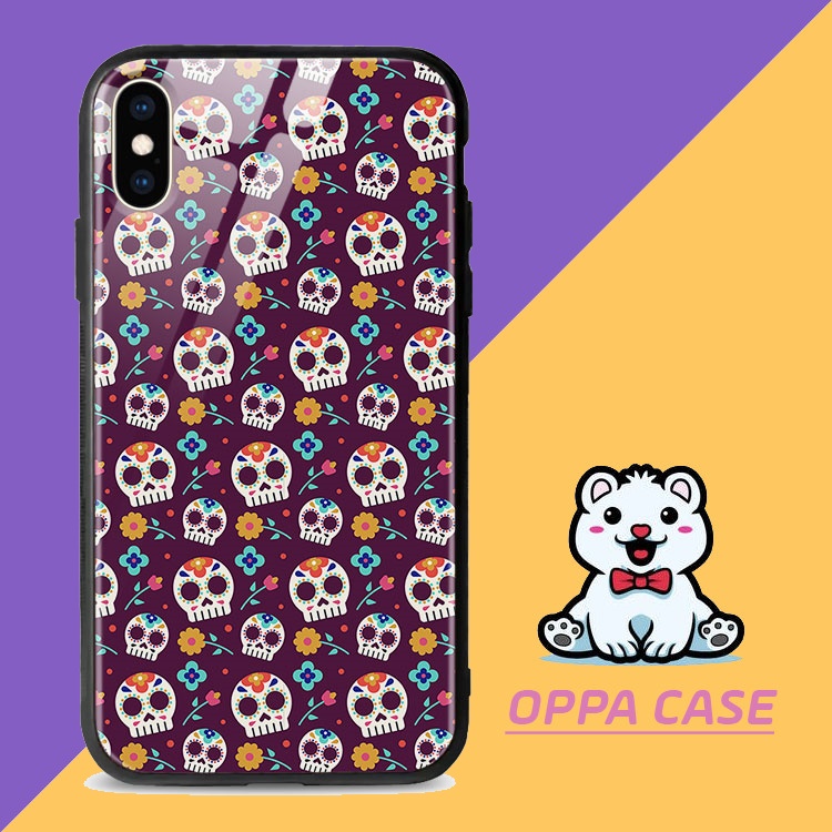 Ốp Hình Đầu Lâu Xăm Hoa 7/7Plus/8/8Plus/X/Xs/Xs Max/11/11 Promax/12 /12 Pro Max Lpc16120030