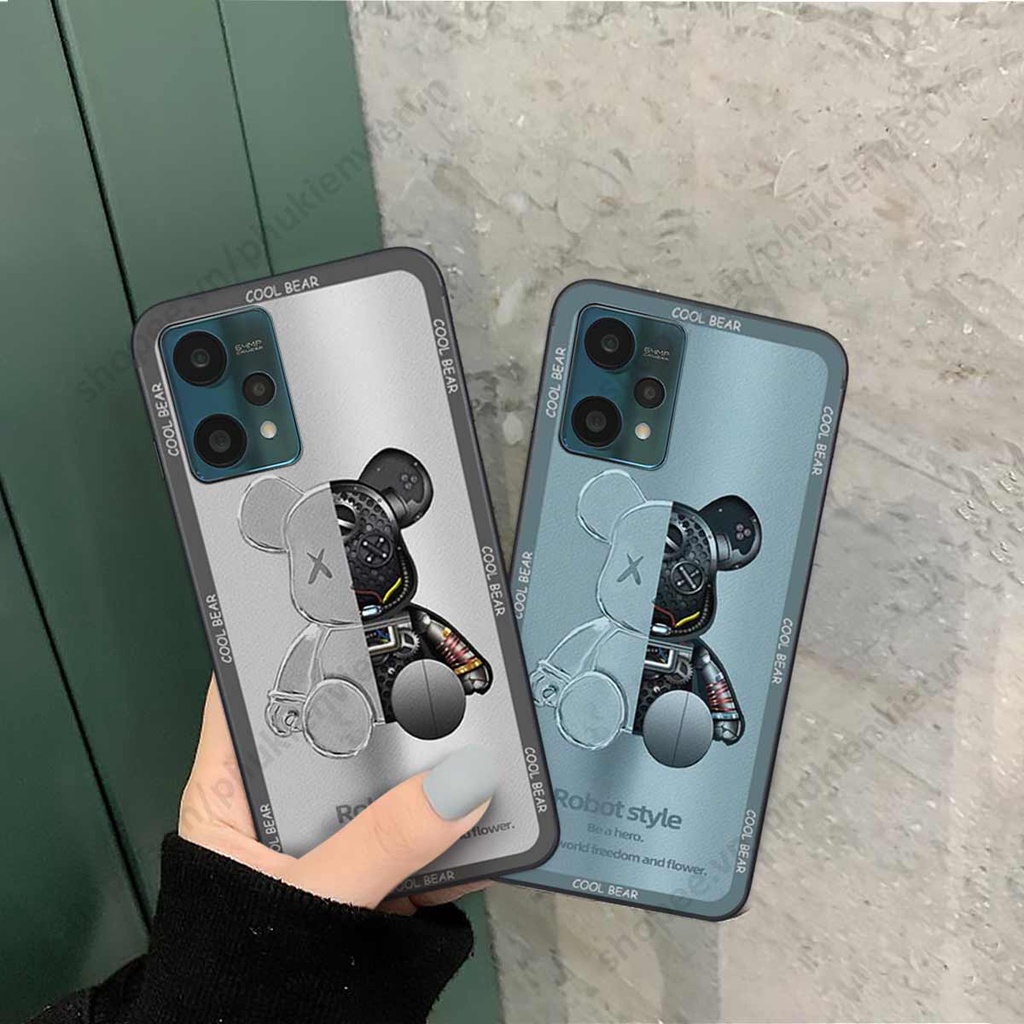 Ốp lưng điện thoại Realme Realme 9 4G / 9i / 9 Pro / 9 Pro+ 5G gấu robot bear, phi hành gia đẹp, vỏ ốp rẻ đẹp