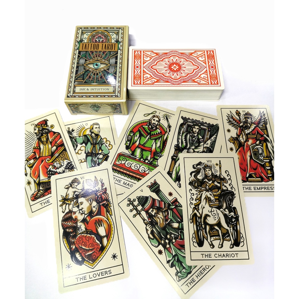 [Size Gốc] Bộ Tarot Tattoo Tarot Ink &amp; Intuition K1