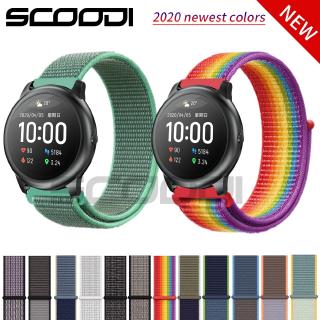 Dây đeo đồng hồ bằng nylon cỡ cho for Xiaomi Haylou solar LS05 Watch