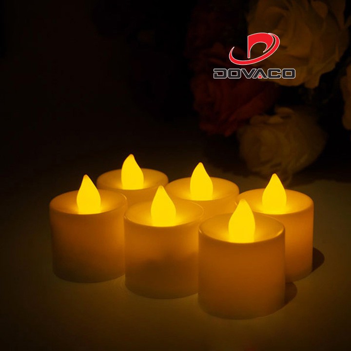 Nến điện tử điều khiển từ xa cao 3cm x d 4cm