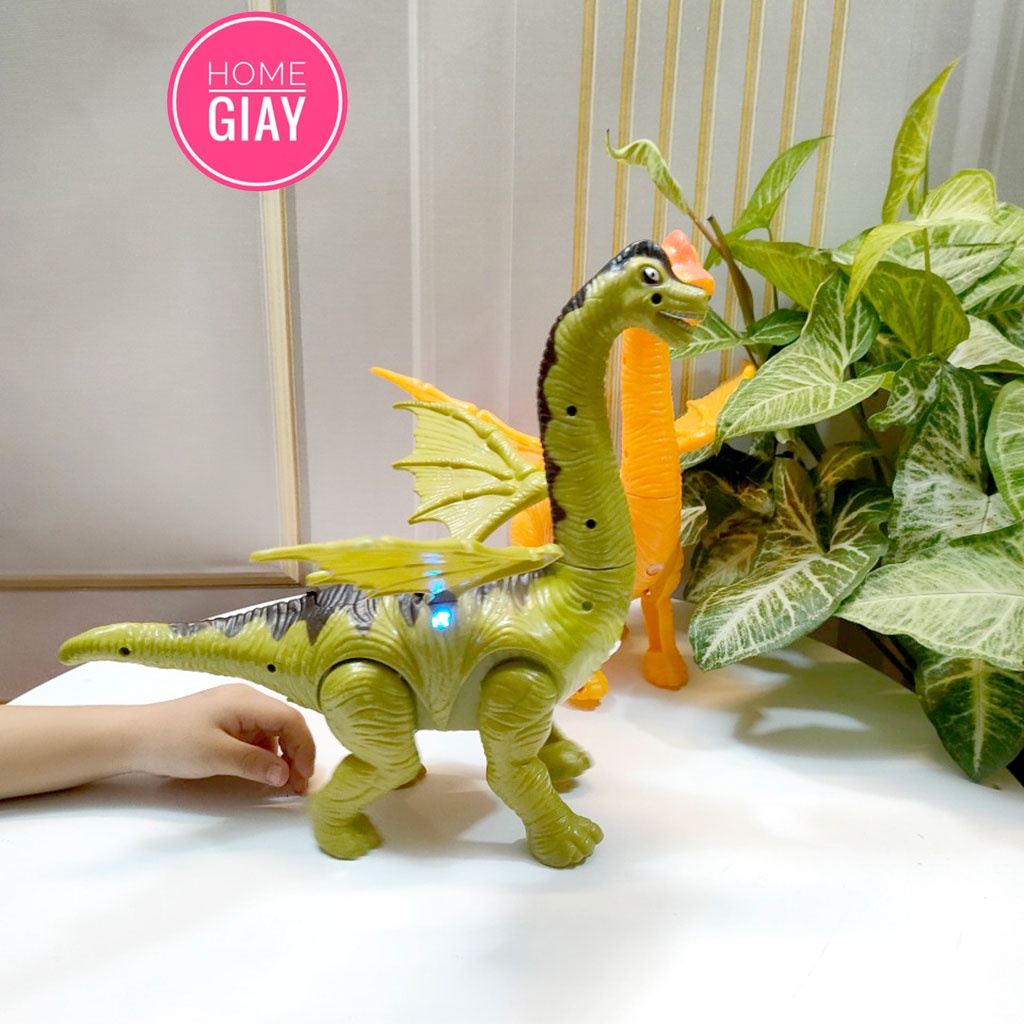 Đồ chơi Khủng long đẻ trứng biết đi có nhạc đèn cho bé shop home giay