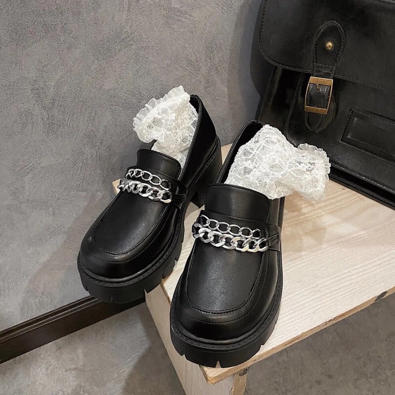 GIÀY OXFORD LOLITA XÍCH NGANG ĐẾ DÀY 6CM