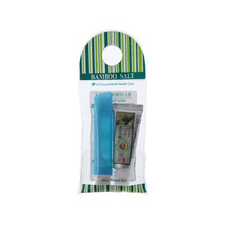 BỘ KEM ĐÁNH RĂNG 20G VÀ BÀN CHẢI PERIOE MINI TRAVEL KIT BAMBOO SALT