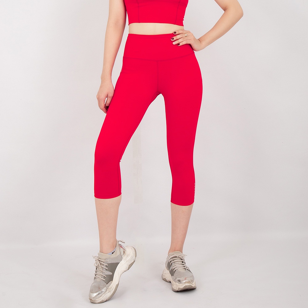 Quần leggings lửng Genmax V3 form ôm, co giãn 4 chiều, cạp cao tôn dáng - Chính hãng Gladimax