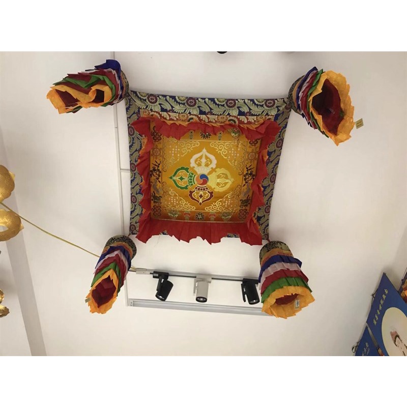 [PBMC]Lọng treo đầu tượng vuông 1m - Vàng (Cái)