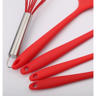 Bộ 5 Phới đánh trứng spatula silicon cao cấp