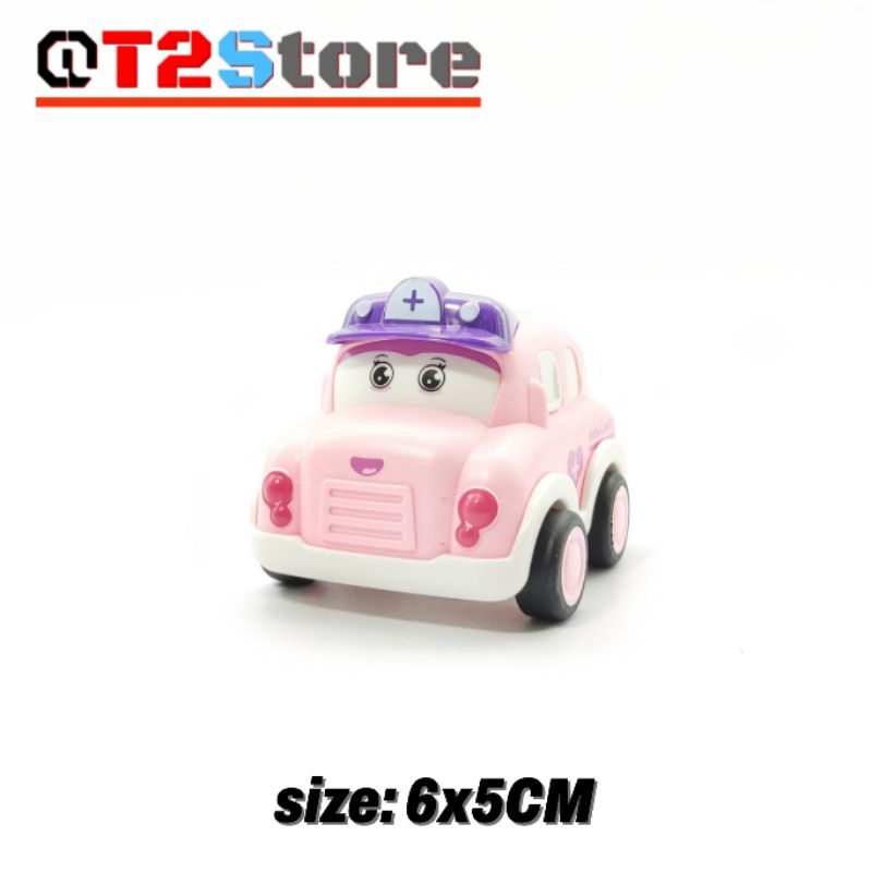Xe ô tô đồ chơi, Hộp 6 xe mô hình Poli chạy trớn