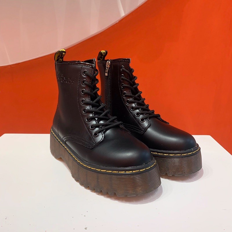 BOOT KÉO KHÓA ⚡FREESHIP⚡CHERRY BOOT -KQ03 đế 5cm onfeet cực xinh (Full Box Logo Tiệm Giày Boot)