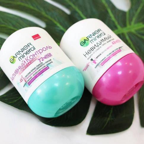 Lăn khử mùi Garner  - 48H siêu khô thoáng - Hương thơm mát lạnh trong lành dễ chịu