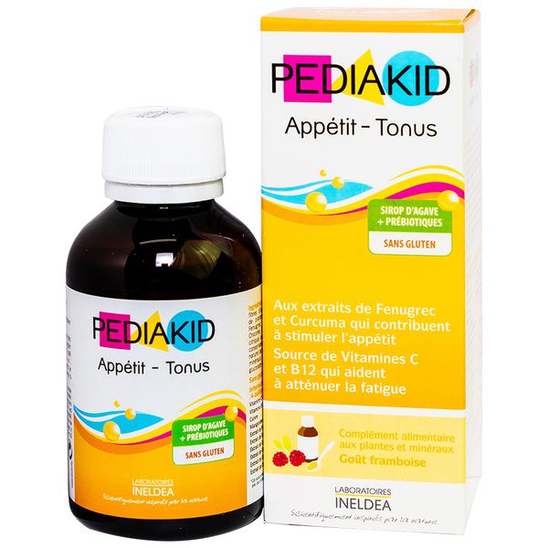 [GIÁ GỐC] Pediakid - 22 vitamin / Appetit tonus / Sommeil / Sắt Fe + Vitamin B / Immuno Fort - Chai 125ml