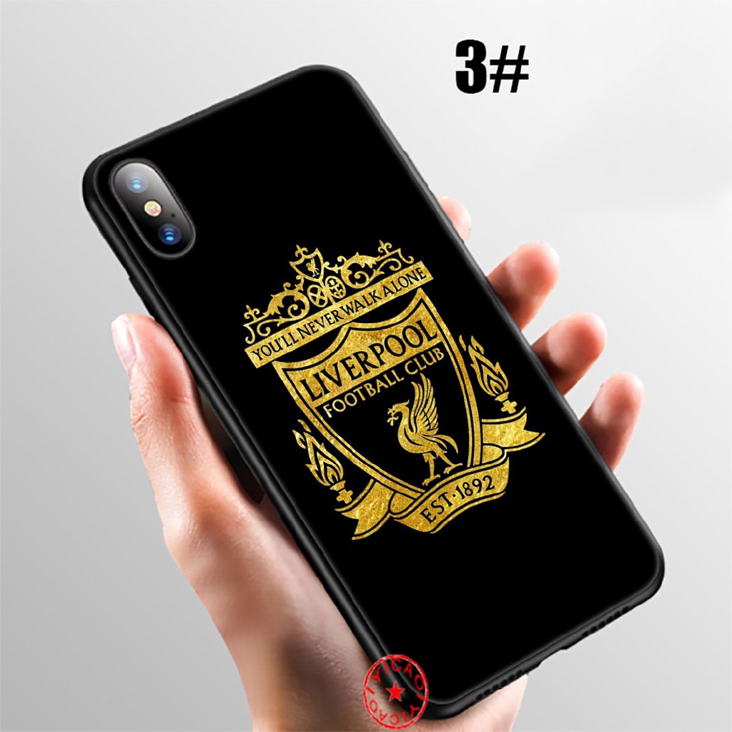 Ốp điện thoại silicon mềm in logo câu lạc bộ Liverpool cho iPhone XS Max XR 10 X 6 6s 7 8 Plus 5 5s mã AC105