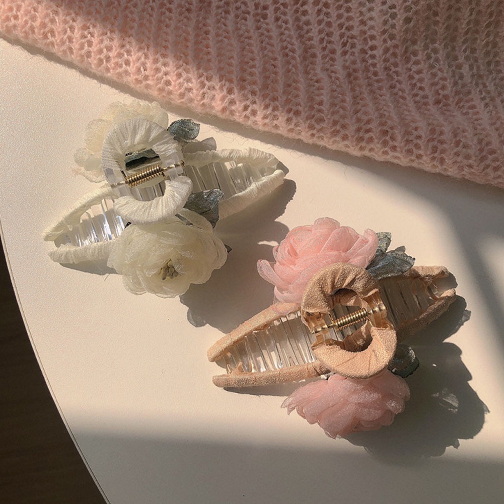 Kẹp Tóc Hoa Trà Thanh Lịch Cho Nữ