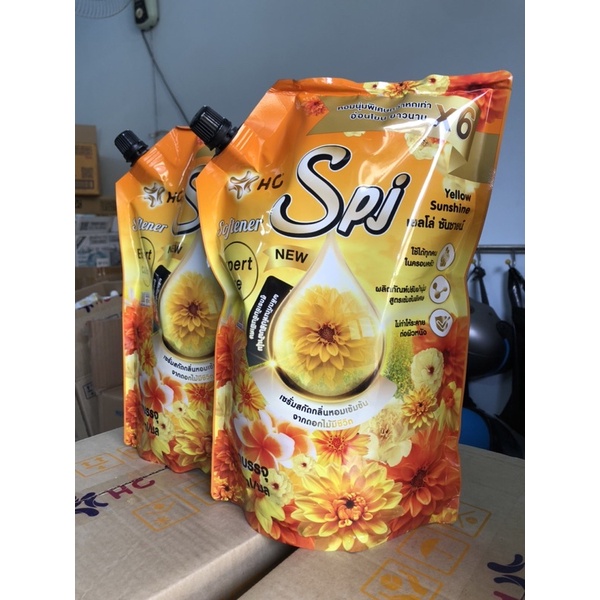 Nước xả vải đậm đặc SPJ-HC for thailand 1300ml_vàng_hoá phẩm tiêu dùng