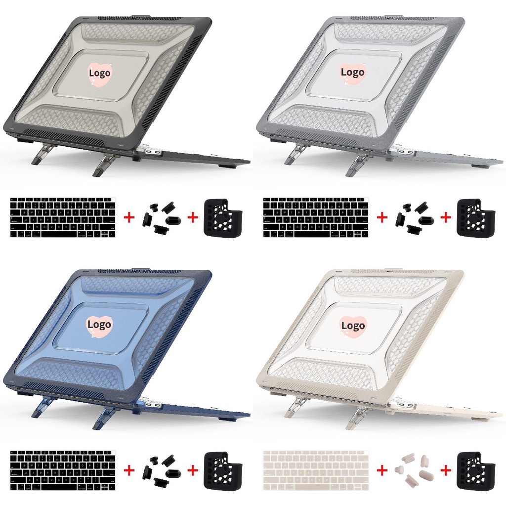 Ốp Điện Thoại 4 Trong 1 Cho MacBook Pro M2 A2338 M1 Air13 A2337 A2179 Pro14 / 16 M1 2021 A2442 A2485 Retina Touch Bar A1708 A1706 A2251 A2159