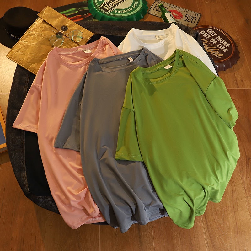 Áo Thun Nữ Màu Sắc Đơn Giản Thời Trang