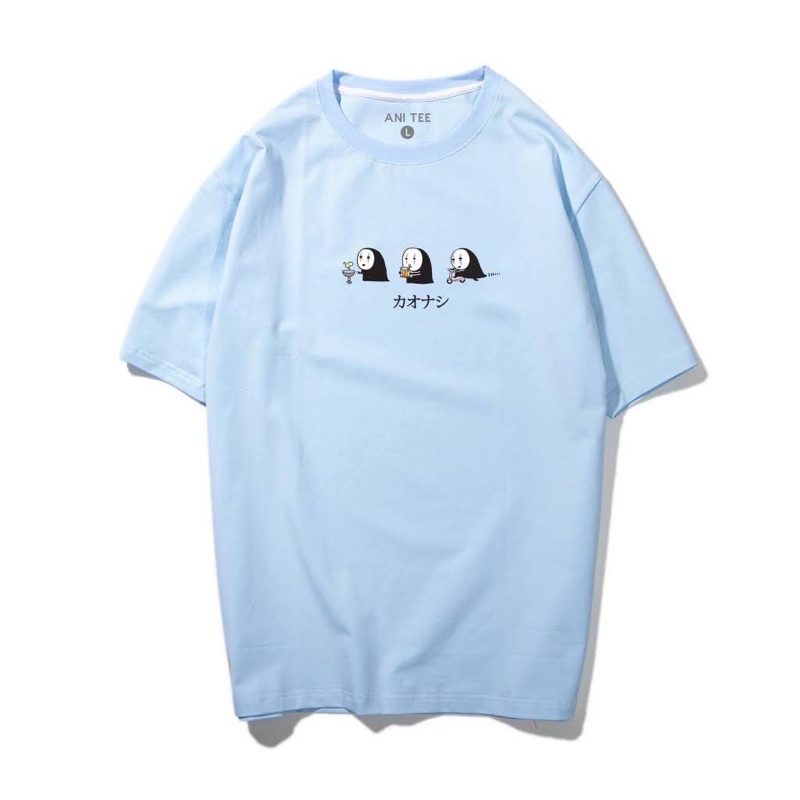 Áo Thun Cổ Tròn Vô Diện Hoạt Họa Form Rộng Cotton 100% - No Face