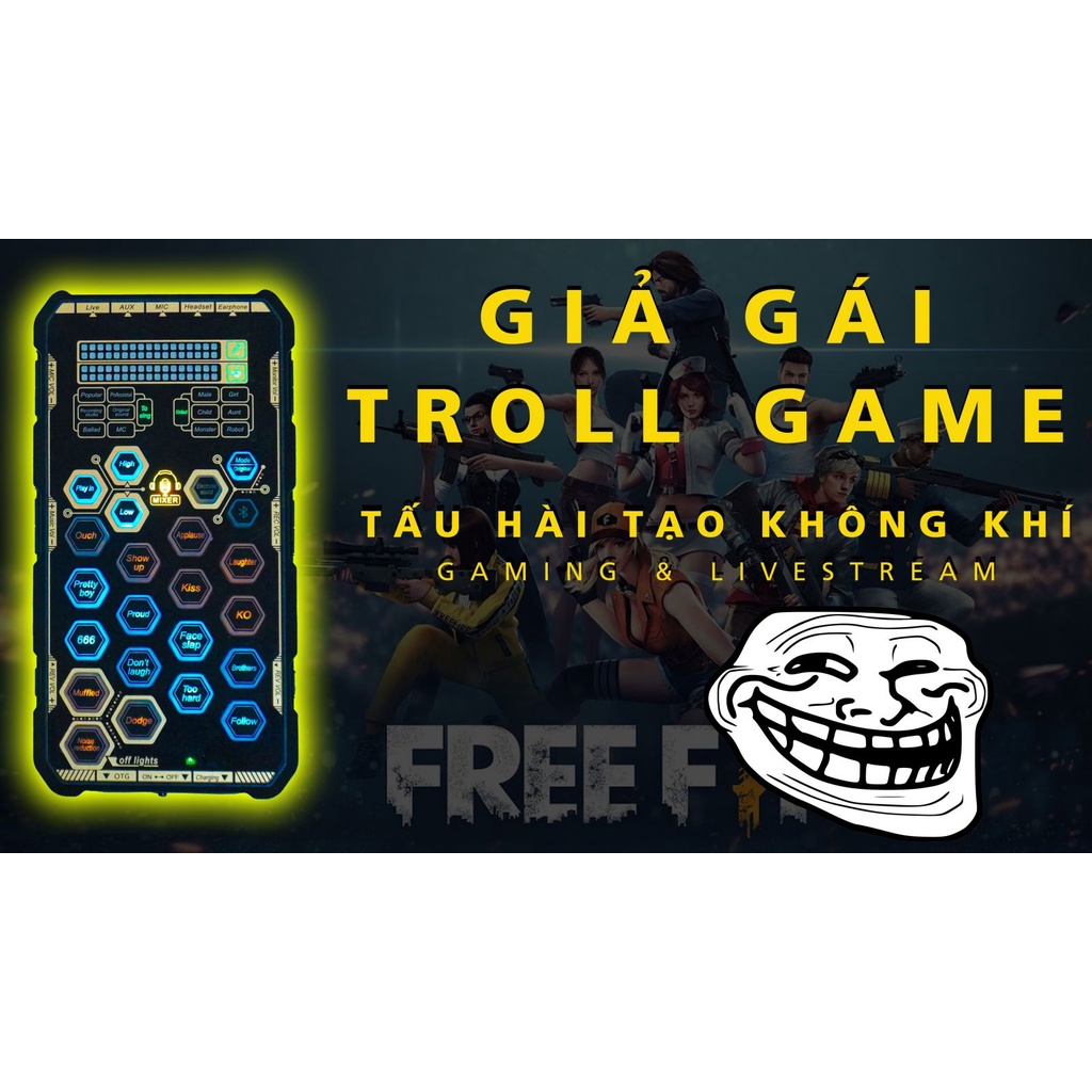 Sound card K9 mobile - Chơi game, thu âm, livestream, karaoke online, pk đơn giản chỉ cần thêm tai nghe -Hỗ trợ autotune