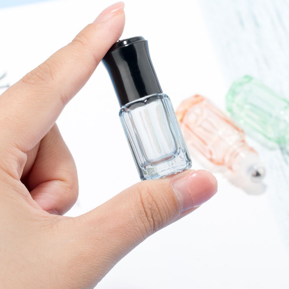 Chai Thủy Tinh 3ml 6ml Đựng Nước Hoa Dạng Lăn Tiện Dụng