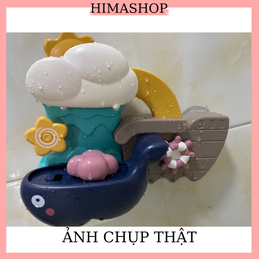 Bộ Đồ Chơi Nhà Tắm, Phòng Tắm Cho Bé Cá Voi Phun Nước HIMASHOP H029