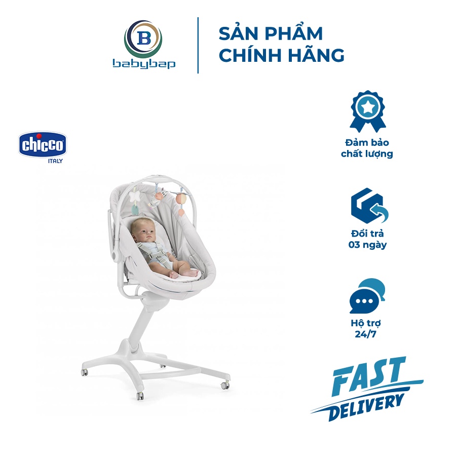 Ghế Nôi Di Động Chicco Baby Hug 4 in 1 Trải Nghiệm Tuyệt Vời Với Phong Cách Thật Hiện Đại