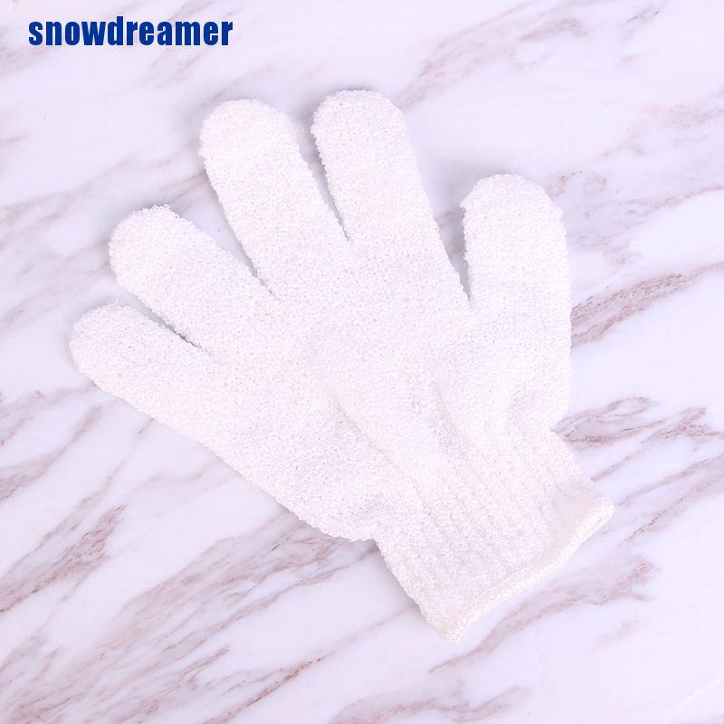 Găng Tay Tẩy Tế Bào Chết Bằng Xơ Mướp Tiện Dụng Khi Tắm