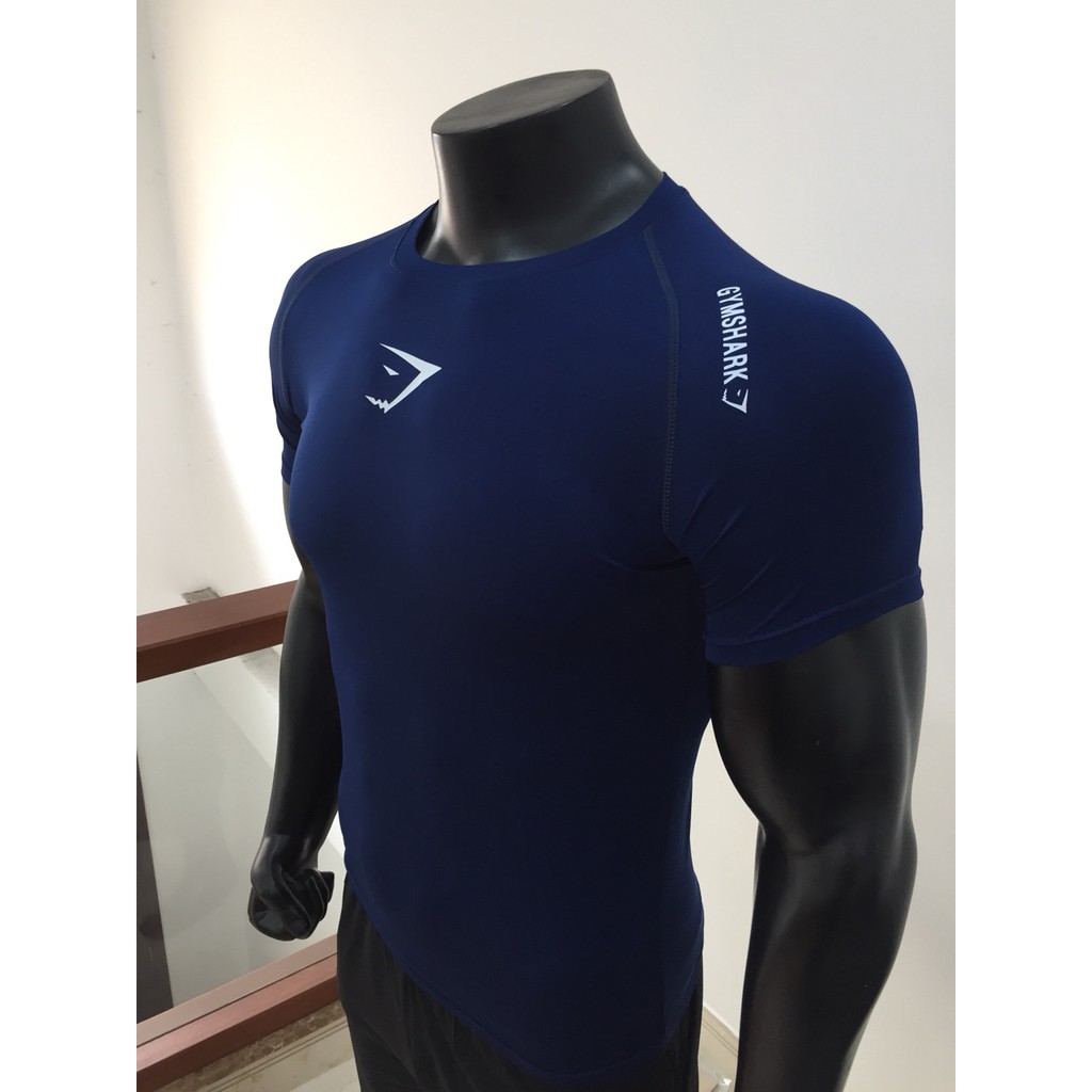 Áo thun nam thể thao in logo áo thun gymshark ,áo tập gym chất thun lạnh thoáng mát | ur sport