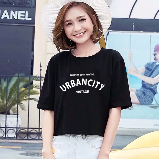 Áo phông nữ crop top